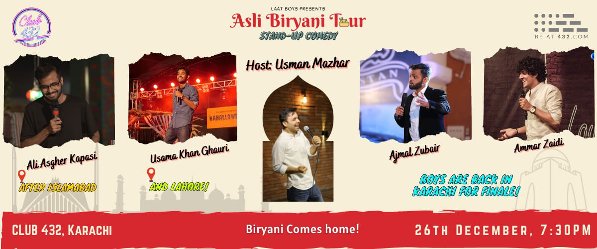 Asli Biryani Tour — Stand-up Comedy