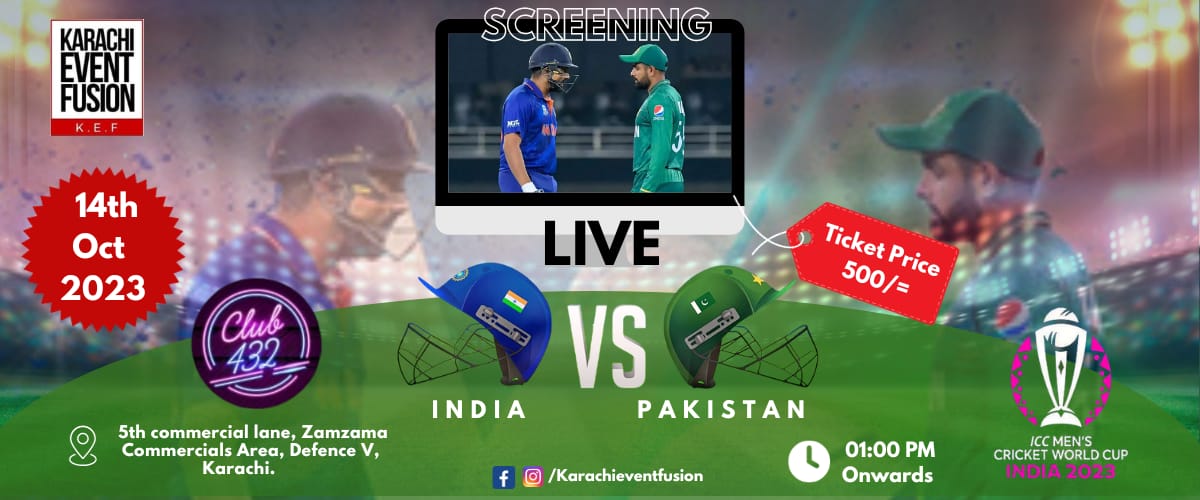 India vs Pakistan — Cricket Screening