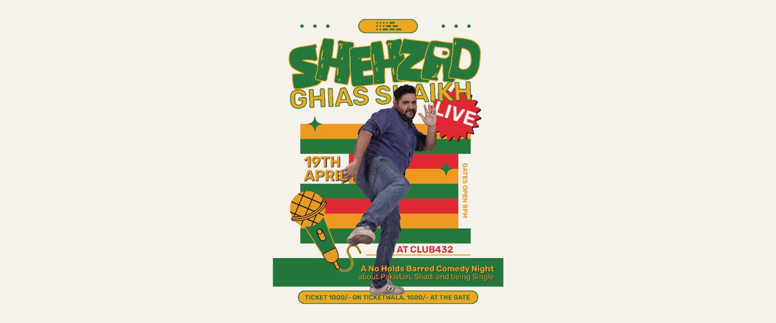 Shehzad Ghias Shaikh Live — April 26